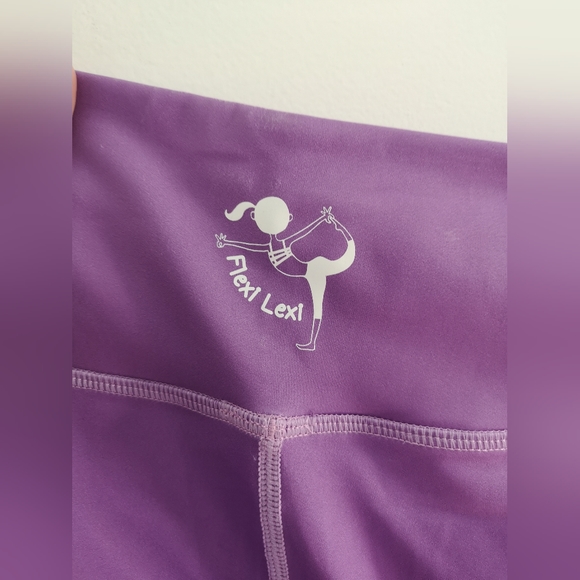 Flexi Lexi- Purple Peek-A-Boo Flexi Pants - Picture 4 of 4